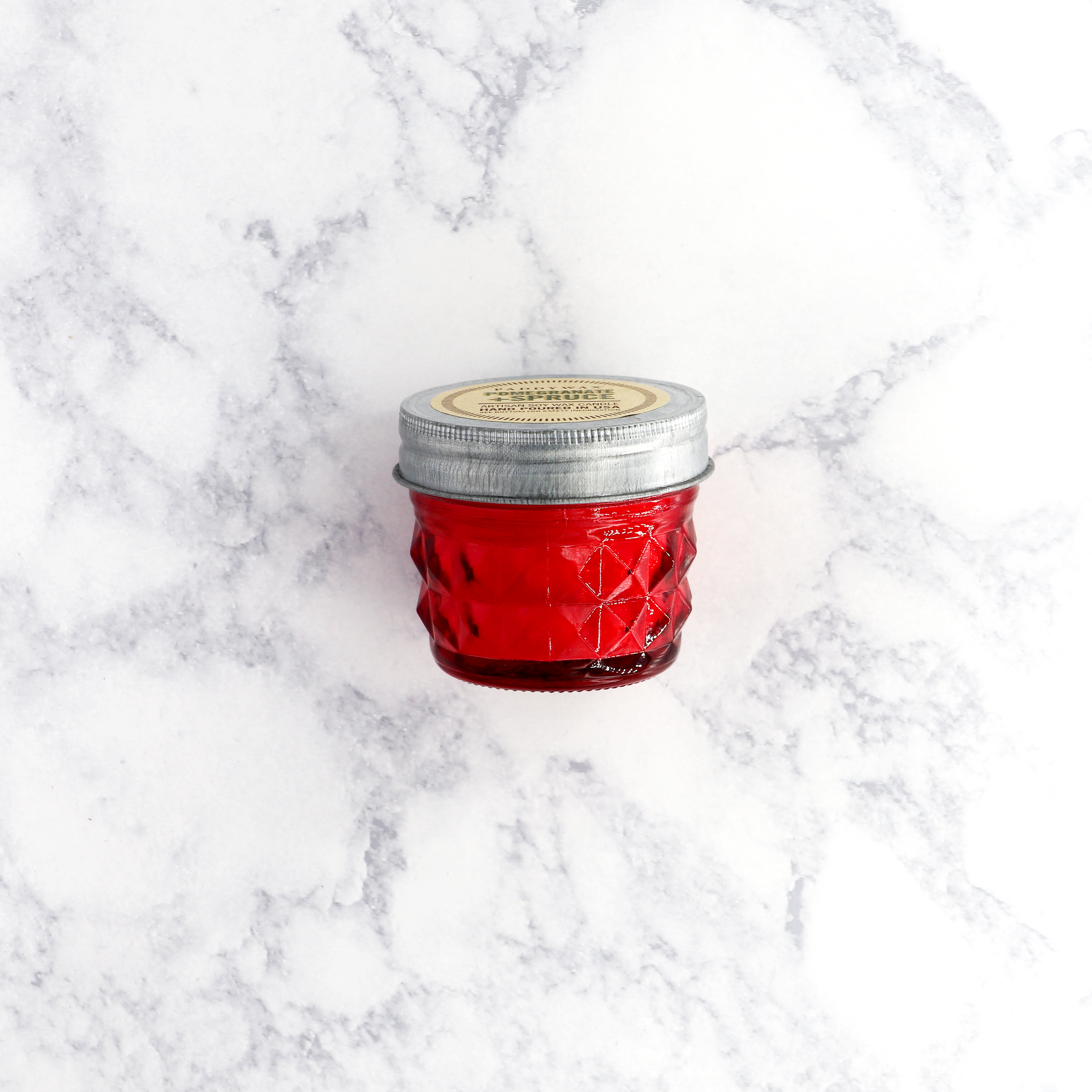 Pomegranate & Spruce Small Jar Relish Candle