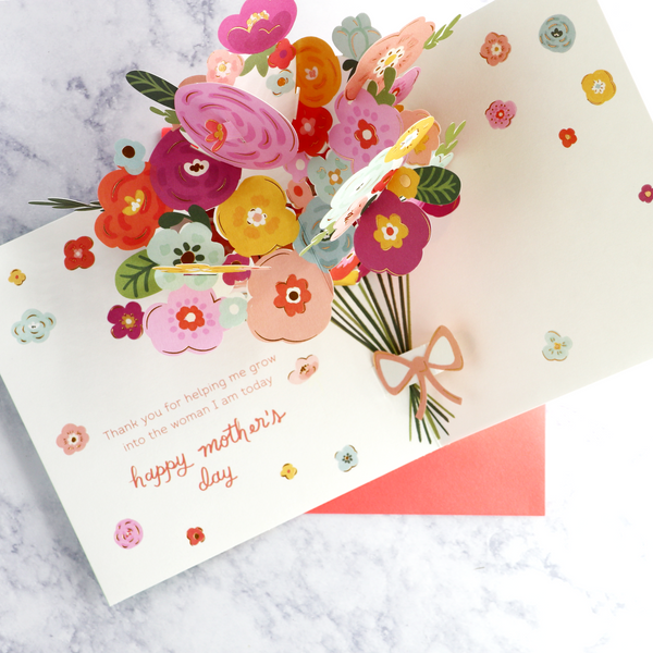 Pop-Up Floral Mother's Day Card (For Mom)