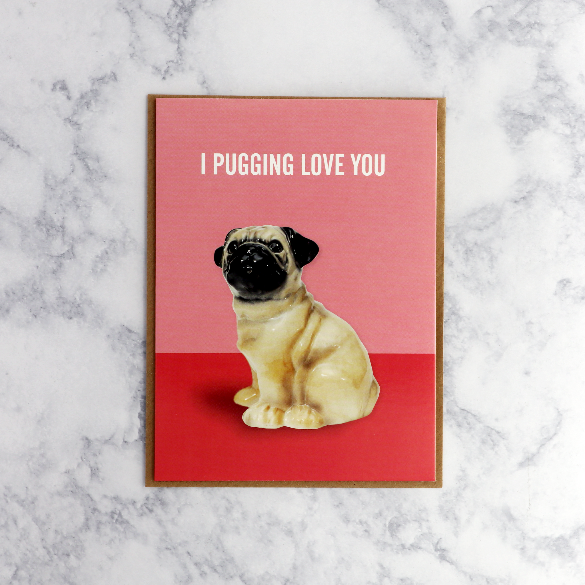 Pug Romance Card