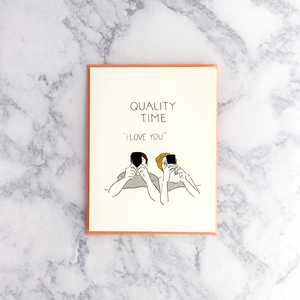 Quality Time Romance Card