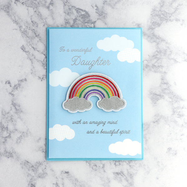 Rainbow In The Sky Graduation Card (For Daughter)