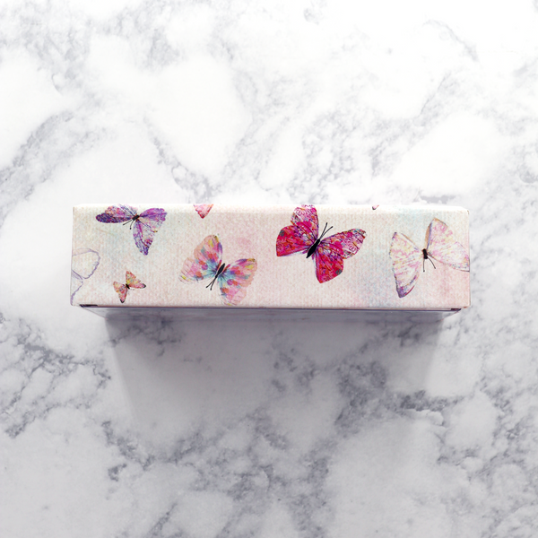 Scattered Cherry Blossoms & Butterflies Blank Box Set (Set of 12)