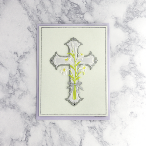 Silver Cross Easter Card