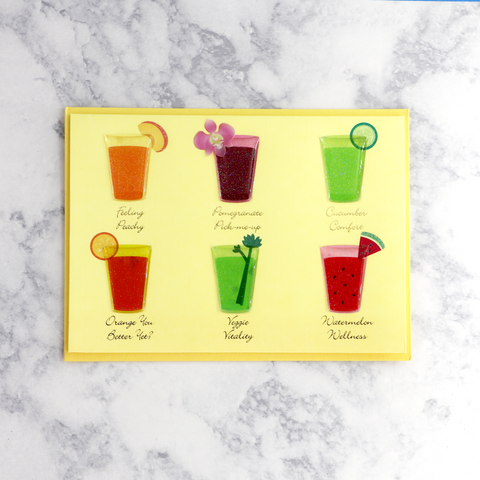 Smooth Recovery Smoothie Get Well Card
