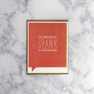 Spanx Friendship Card