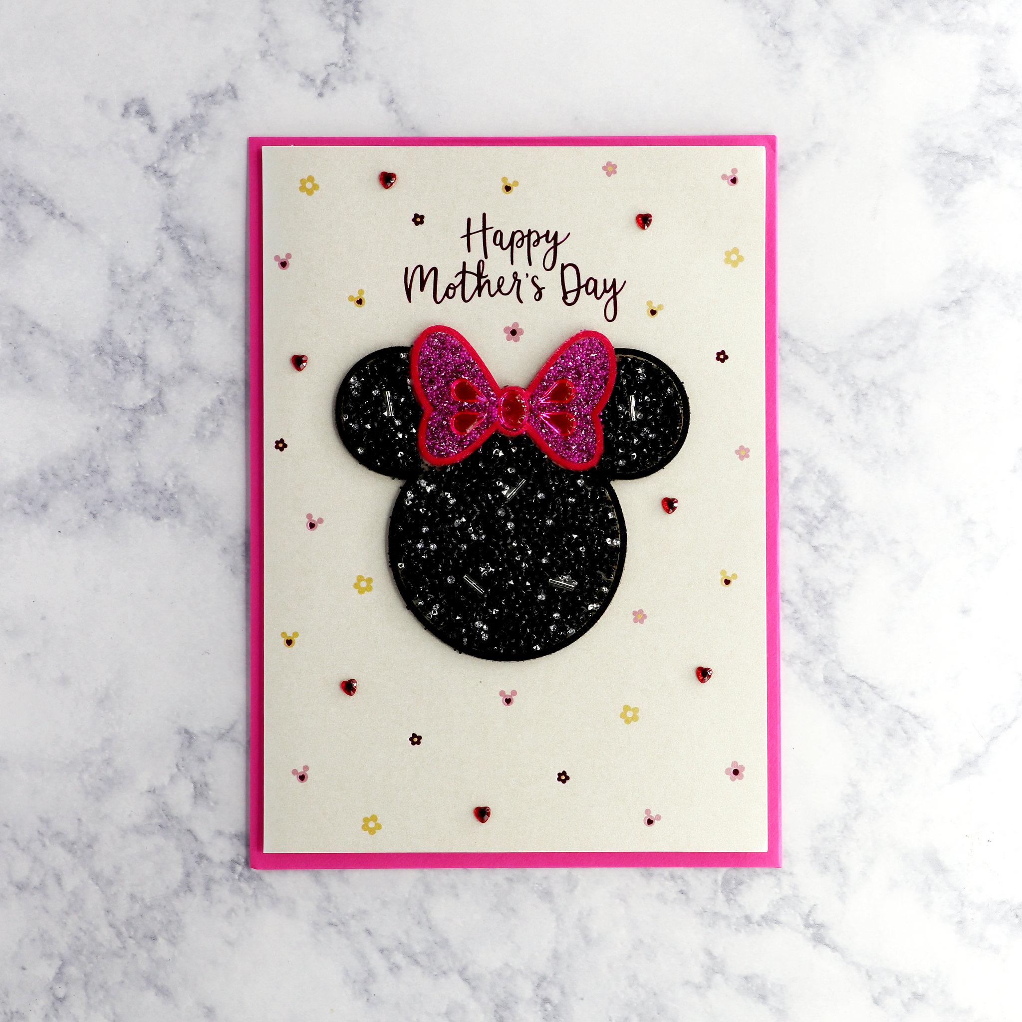 Sparkle Minnie Mother's Day Card