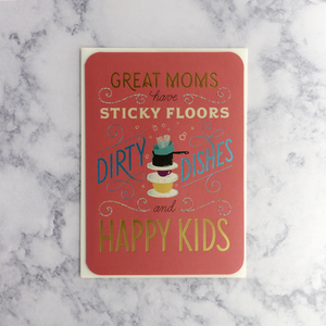Sticky Floors Mother's Day Card