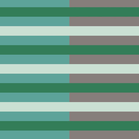 Stripes Fern Geometric Flat Wrap (Set of 3 Sheets)