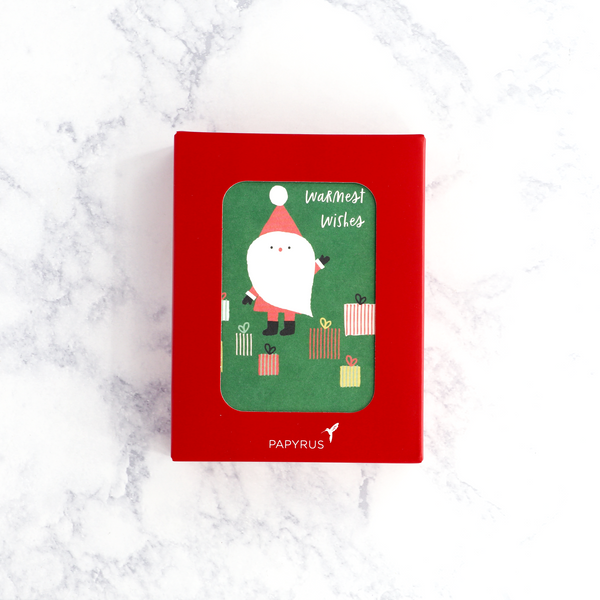 Tiny Santa Christmas Boxed Cards (Set of 20)