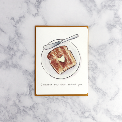 Toast & Butter Romance Card