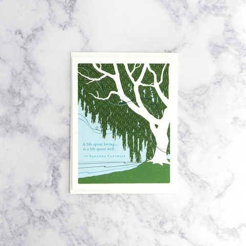 Tree Suzanne Clothier Quote Sympathy Card