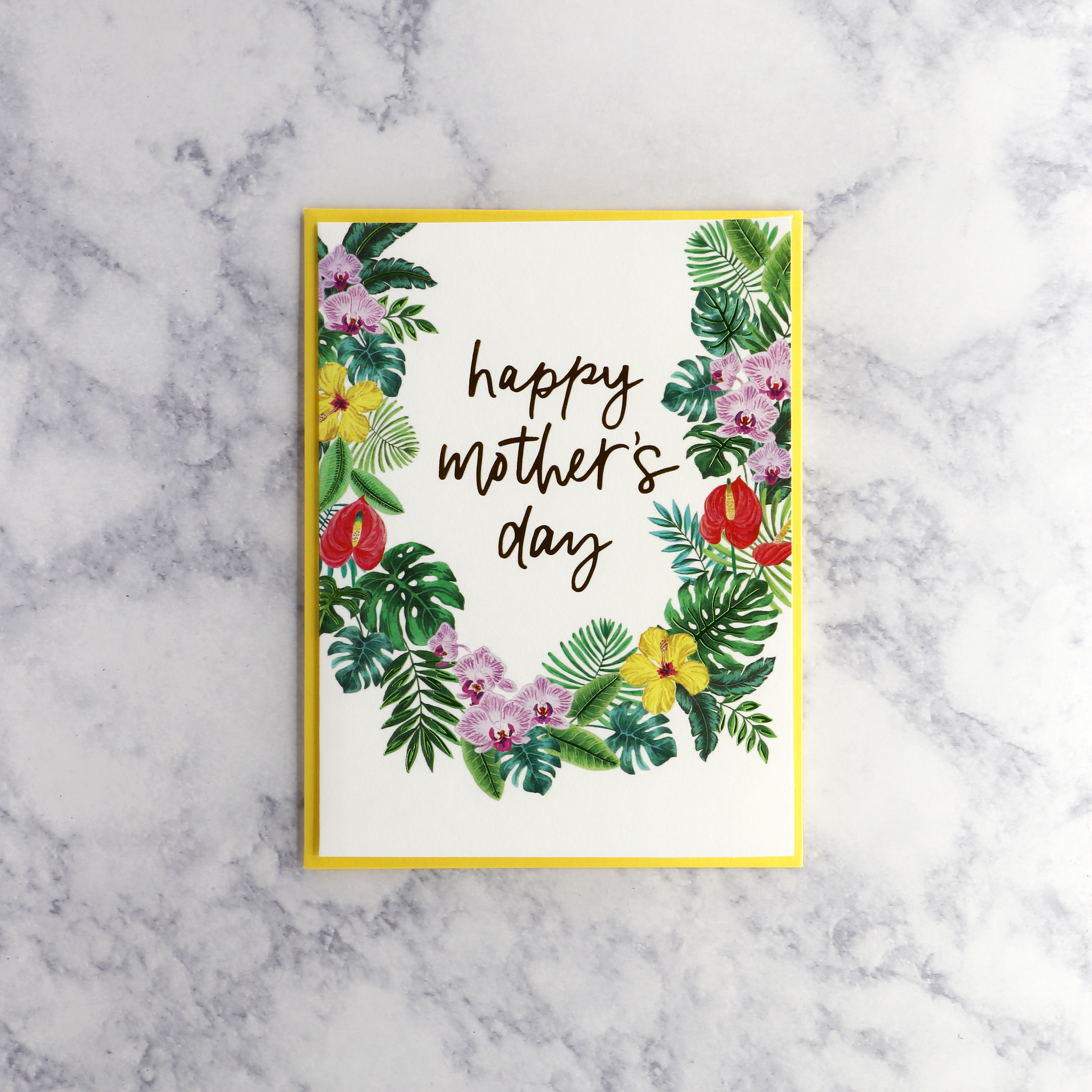 Tropical Garland Mother's Day Card (For Mom)