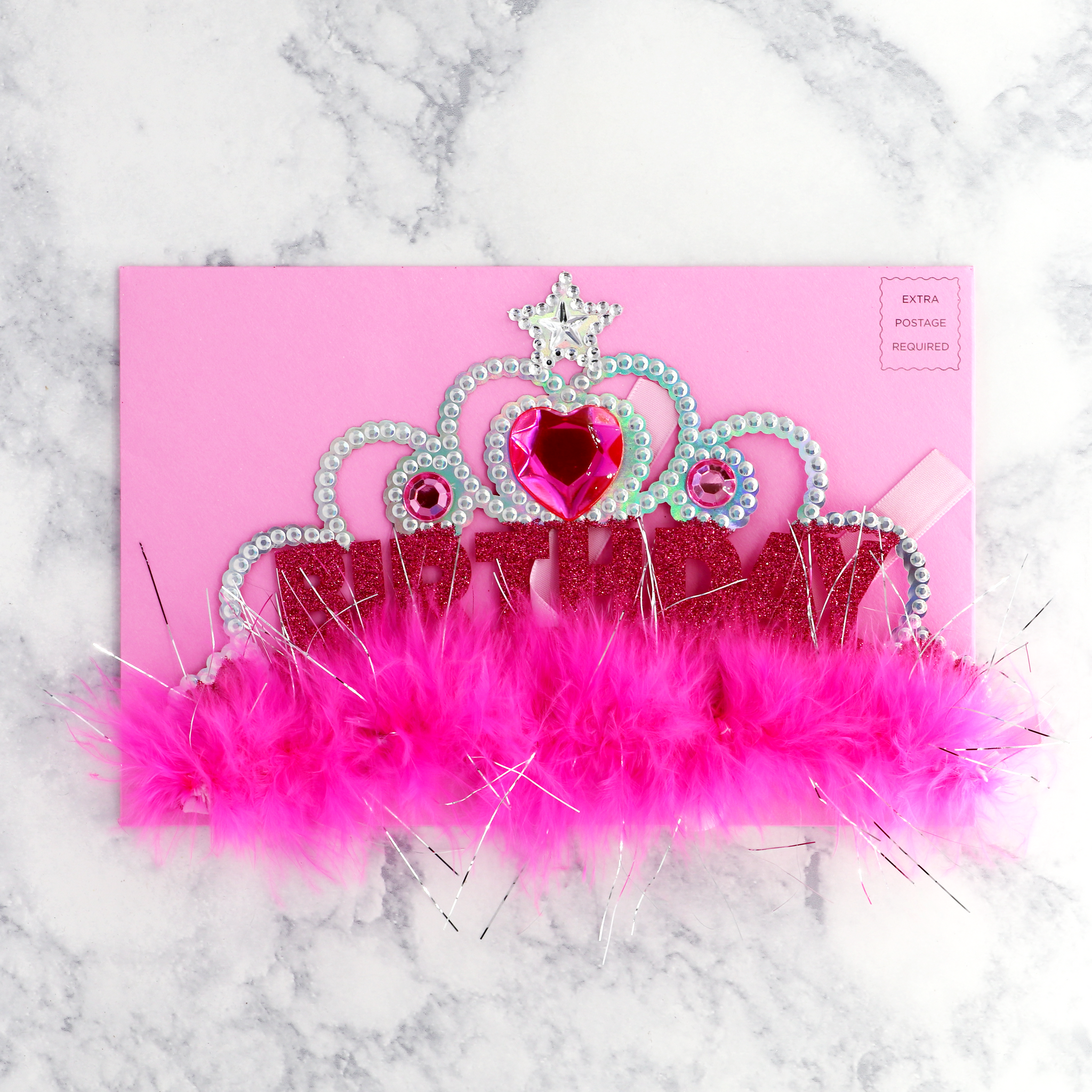 Wearable Tiara Crown Birthday Card