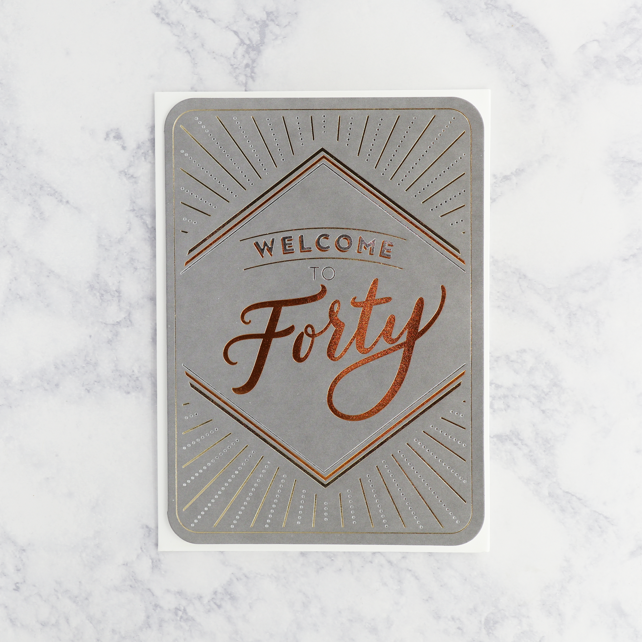 Welcome to Fourty Birthday Card