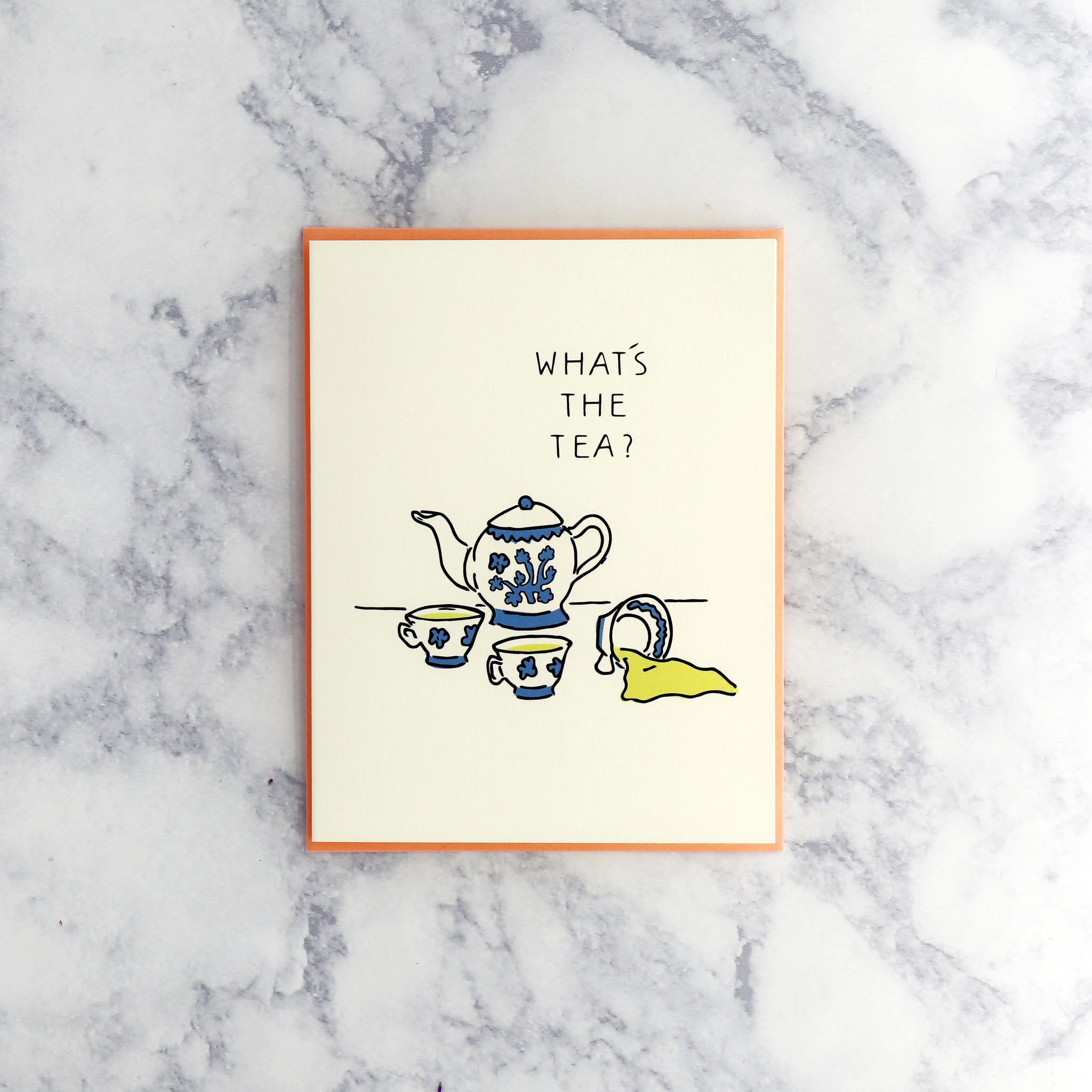 “What’s the Tea?” Friendship Card