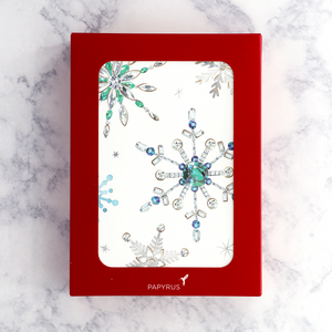 Whimsical Snowflakes Holiday Boxed Cards (Set of 14)