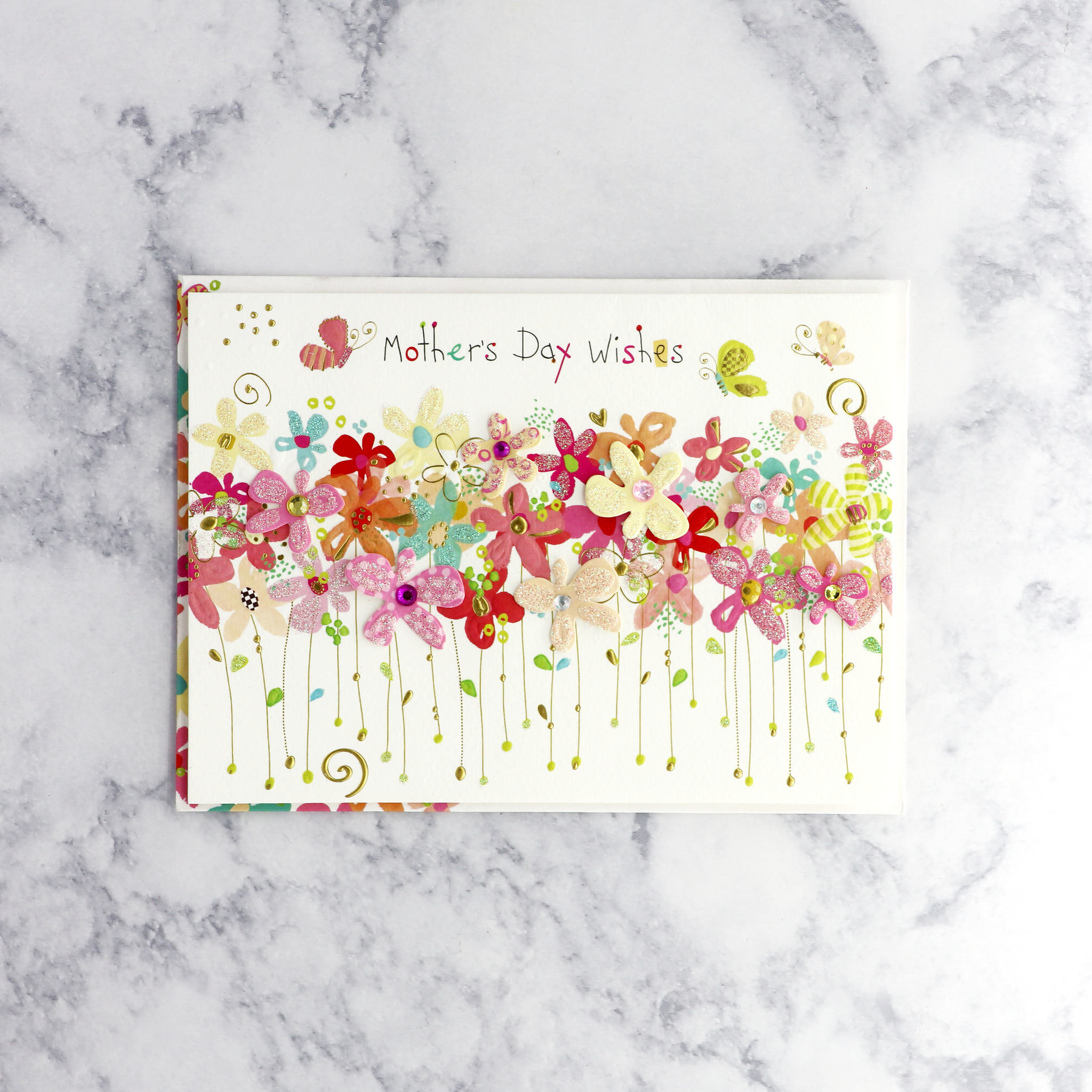 Whimsy Flowers Mother's Day Card