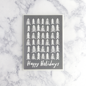 Winter Trees Holiday Card