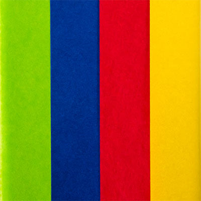 Primary Spectrum Solid Tissue Paper (Set of 12)