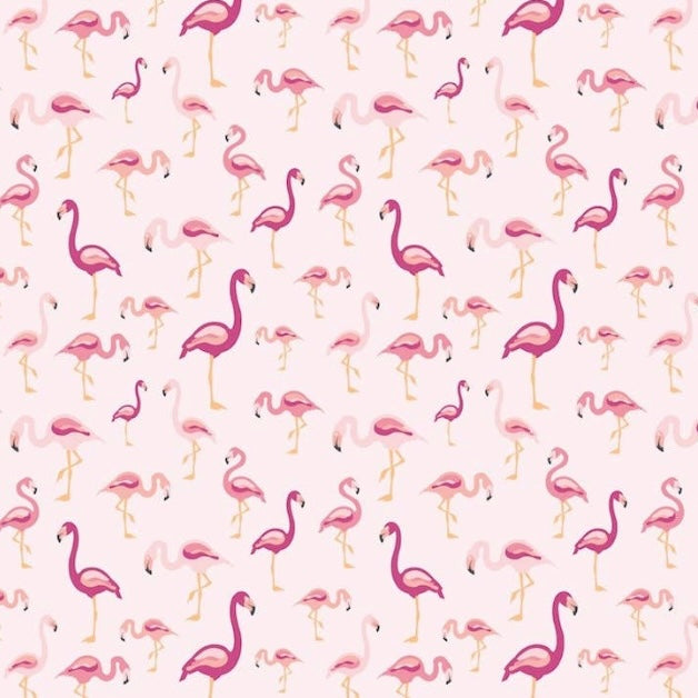 Tropical Flamingos Flat Wrap