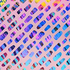 Brushstrokes Holographic Roll Wrap